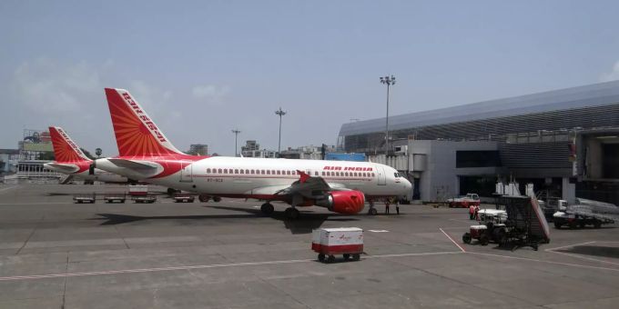 Der Flughafen von Mumbai. Indien