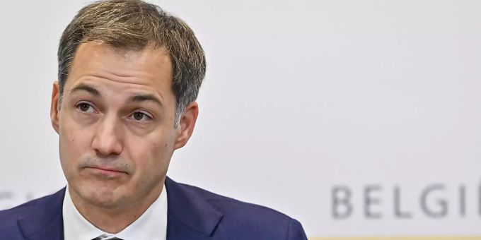 Alexander De Croo, Premierminister von Belgien. Coronavirus