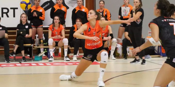 Barbara Dapic von Schweizer Meister NUC ist der grösste Volleyballstar in der Schweizer Liga. Barbara Dapic