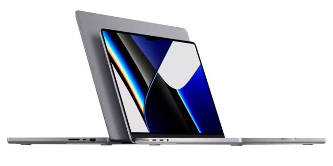 Die aktuellen MacBook Pros mit verbesserten M1-Chips. Neues MacBook Pro M1