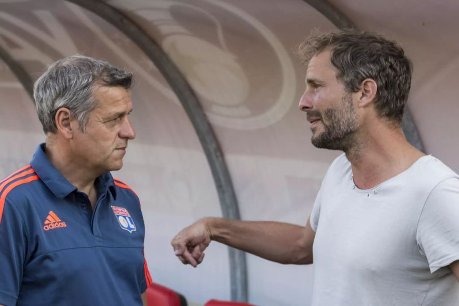 Könnte bald Patrick Müller (r.) zu Lyon zurückkehren?
