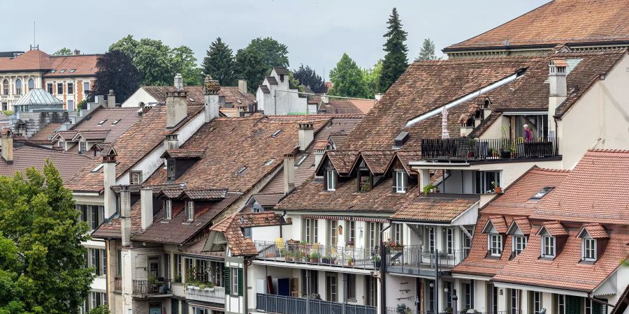 Blick auf die Altstadt von Burgdorf.