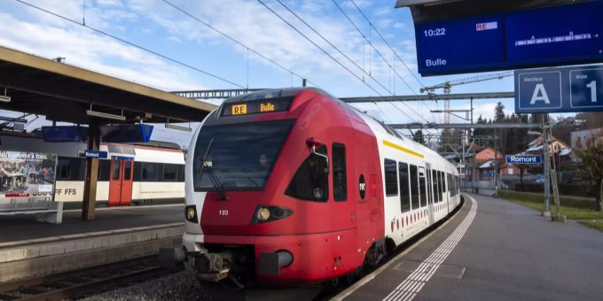 Bahnlinie zwischen Bulle und Romont wird umgebaut, Reisezeit verkürzt sich. tpf
