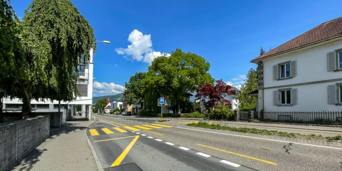 Das Dorfzentrum Meggen. Das Dorfzentrum Meggen.