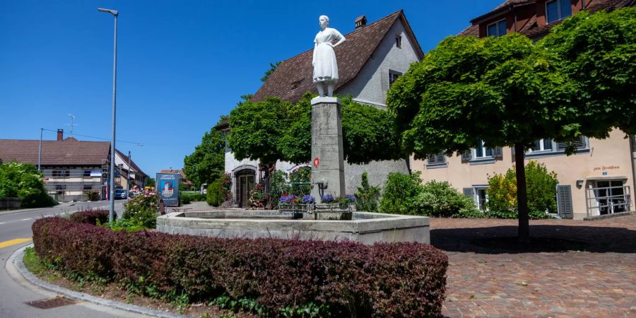 Der Ortsbrunnen in Neunkirch.