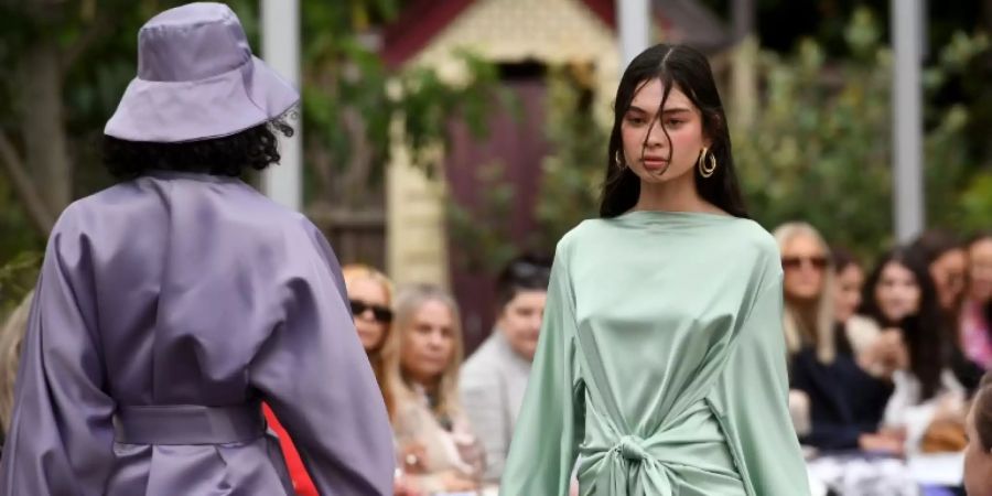 Models bei der Fashion-Week in Melbourne