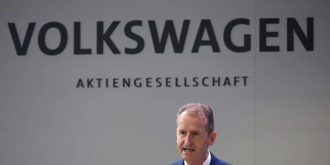 Volkswagen-Chef Herbert Diess Volkswagen-Chef Herbert Diess