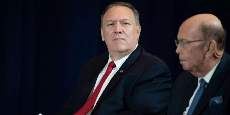 US-Aussenminister Pompeo (l.)