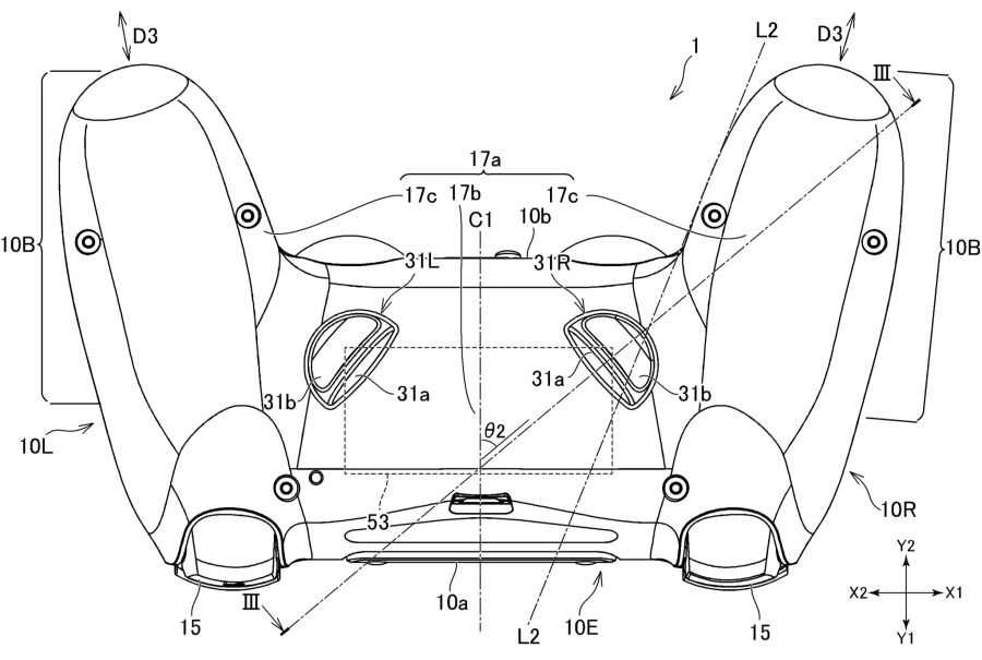 Patent Sony Controller PS5