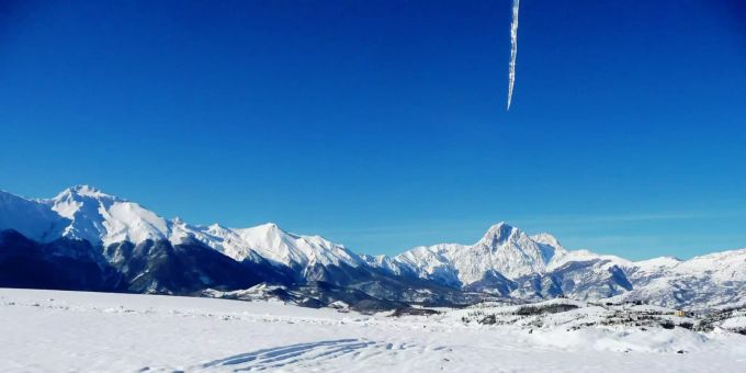 Die Abruzzen im Winter. Abruzzen