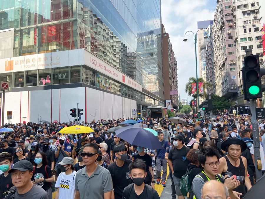 Proteste in Hongkong