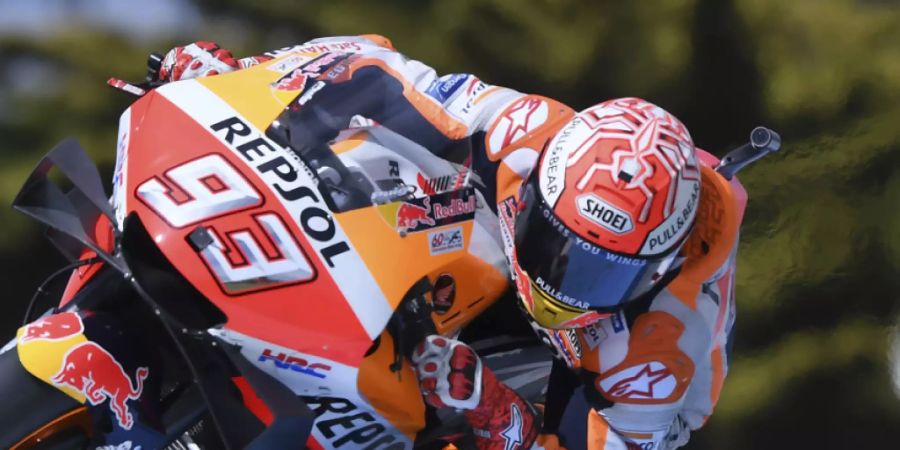 Derzeit in der MotoGP eine Klasse für sich: Marc Marquez auf der Honda