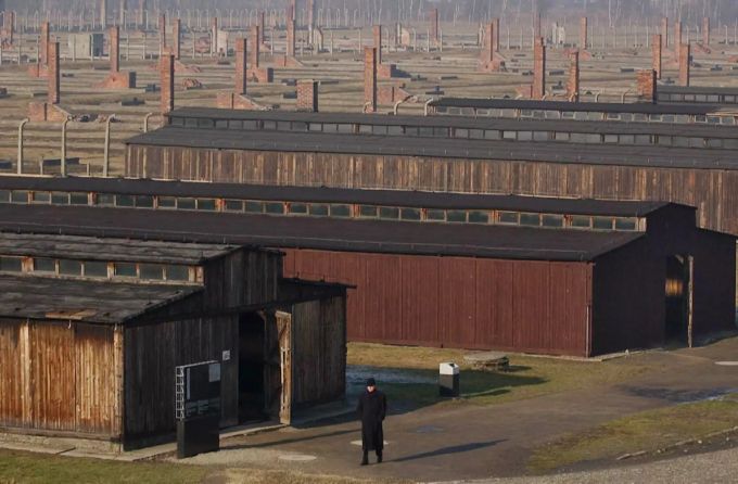 Konzentrationslager Auschwitz. Auschwitz Nazi Holocaust