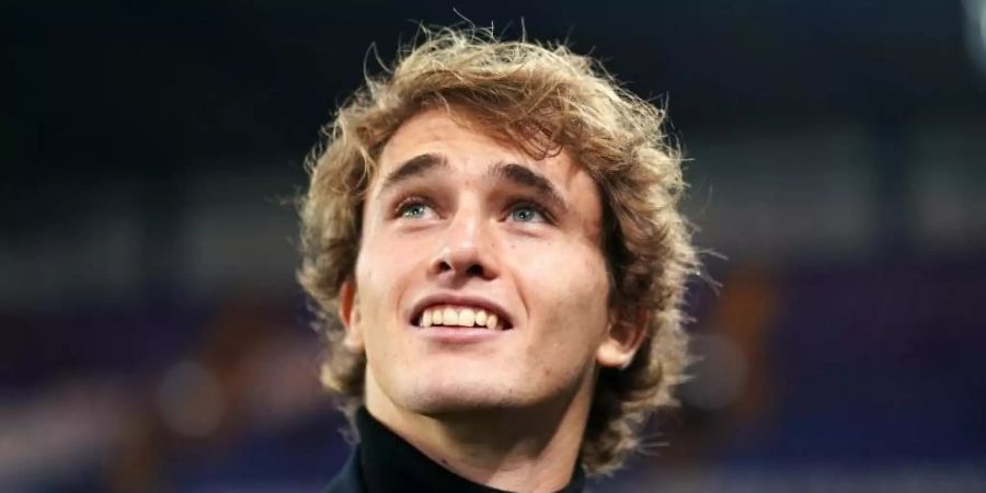Tennis-Profi Alexander Zverev war das erste Mal an der Stamford Bridge. Foto: John Walton/PA Wire/dpa