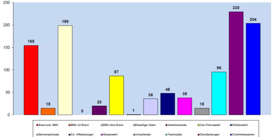 Einsatzstatistik
