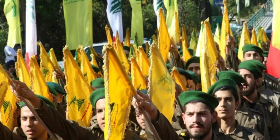 Hisbollah-Kämpfer im Südlibanon