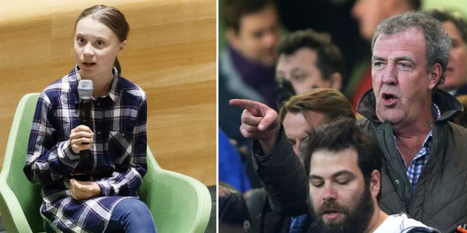 «Top Gear»-Star Jeremy Clarkson bezeichnete auch schon Klima-Greta als «Idiotin». greta thunberg Jeremy Clarkson