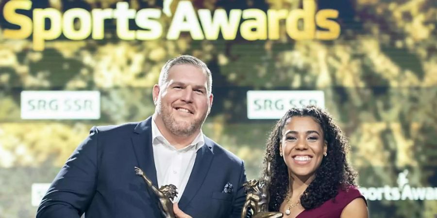Christian Stucki und Mujinga Kambundji heissen die Schweizer Sportler und Sportlerin des Jahres 2019