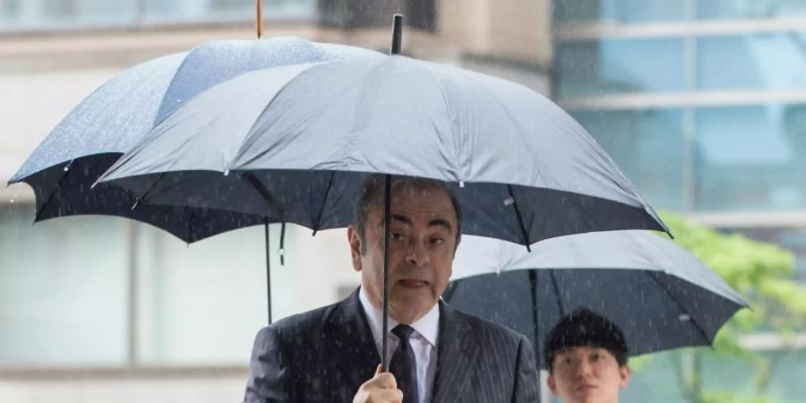 Ghosn im Juni auf dem Weg zu einer Anhörung in Tokio