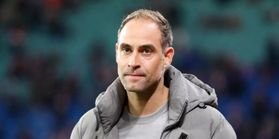 Manager Oliver Mintzlaff möchte den Kader von RB Leipzig weitgehend unverändert lassen. Foto: Jan Woitas/zb/dpa