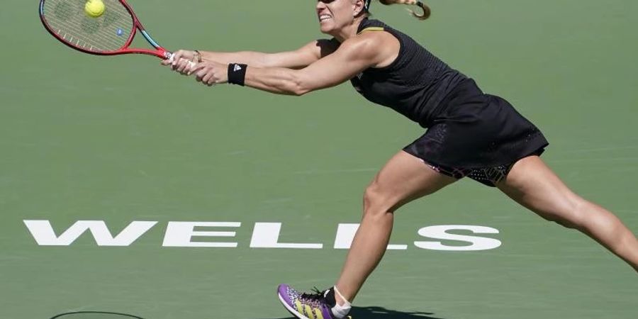 Angelique Kerber in Aktion gegen Iga Swiatek aus Polen. Foto: Mark J. Terrill/AP/dpa