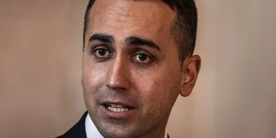 ARCHIV - Der italienische Aussenminister Luigi Di Maio will sich nicht einschüchtern lassen. Foto: Oliver Weiken/dpa