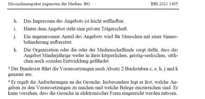 Mediengesetz Vorgaben Sittlichkeit