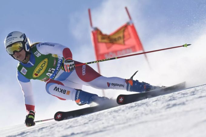 Andrea Ellenberger zeigt einen bärenstarken 2. Lauf. (Archivbild) Andrea Ellenberger