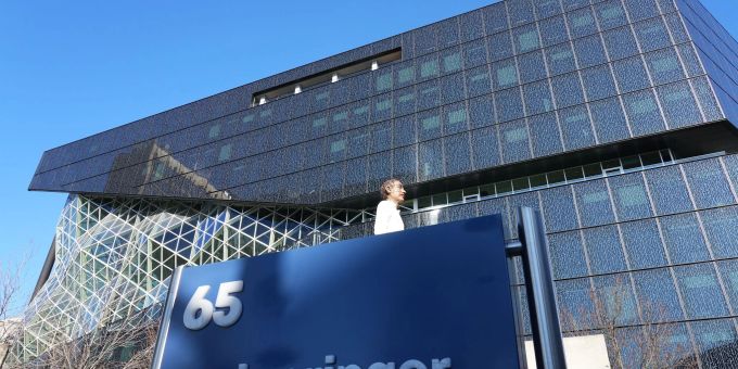 Der Neubau des Axel-Springer-Verlages in Berlin. Der Neubau des Axel-Springer-Verlages in Berlin.
