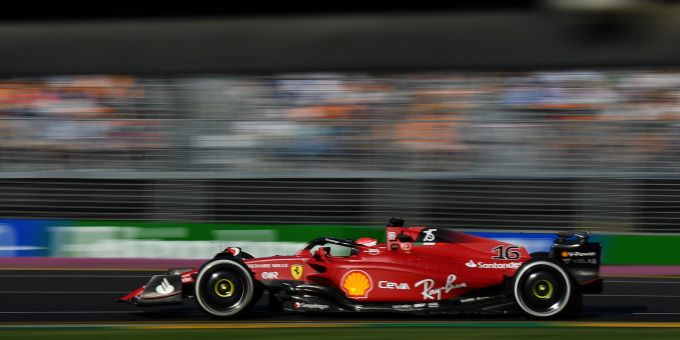 Charles Leclerc während des GP von Australien. australien verstappen leclerc