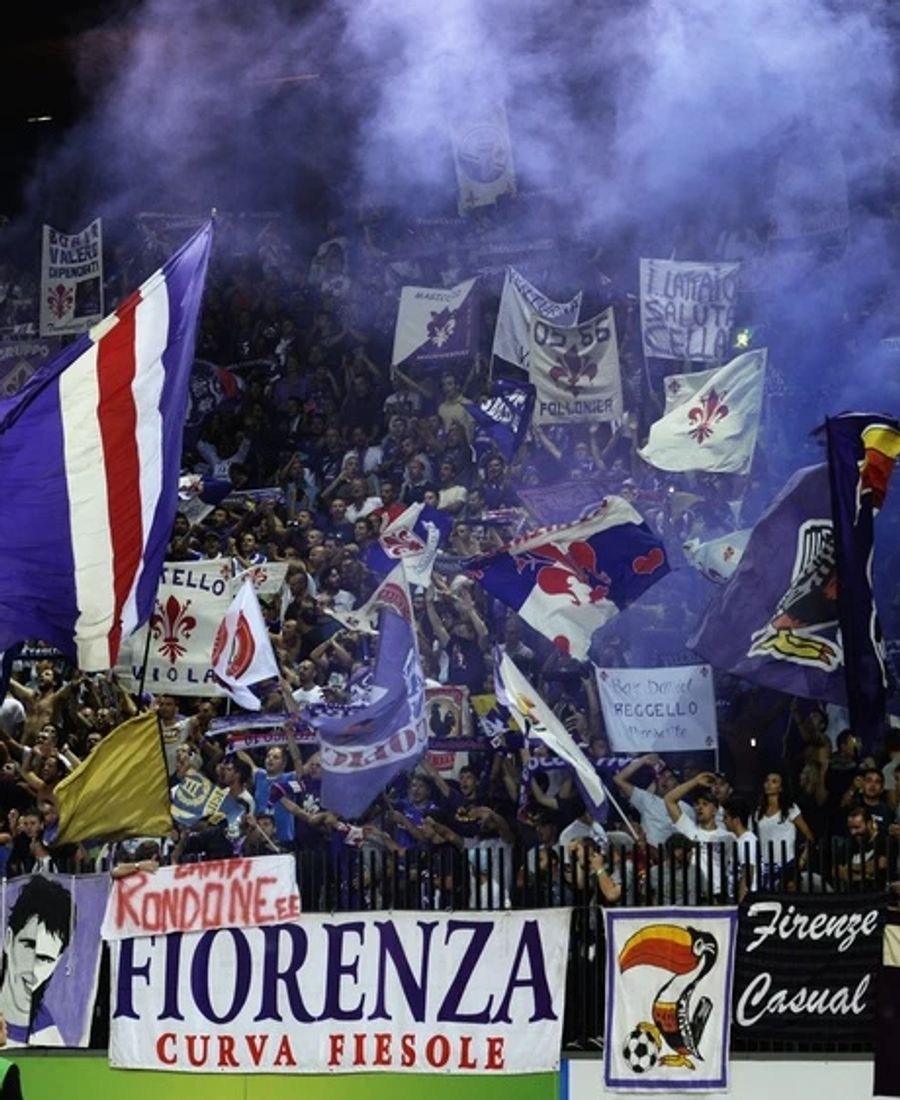 Die Fans der AFC Fiorentina findens hingegen überhaupt nicht witzig.