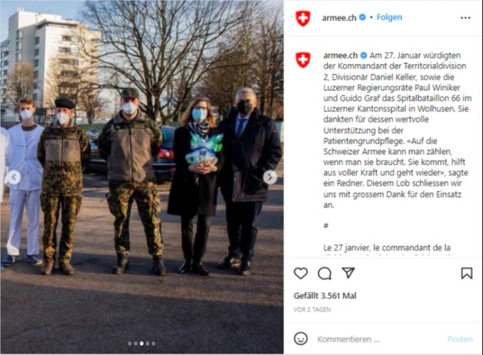 Der Armee-Einsatz in Luzern wegen des Coronavirus ist bereits wieder zu Ende. Coronavirus