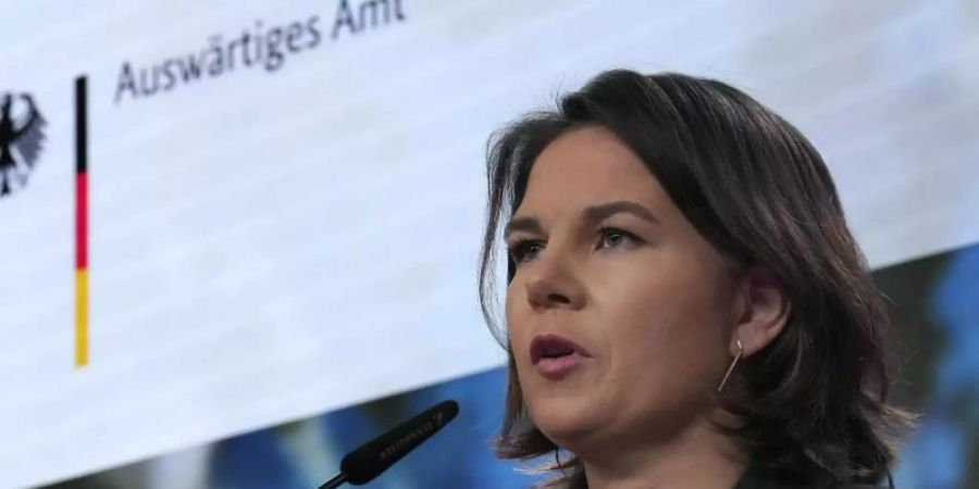 Reist für Gespräch zu den «Perspektiven der russisch-deutschen Beziehungen» nach Moskau: Annalena Baerbock. Foto: Michael Sohn/AP/dpa