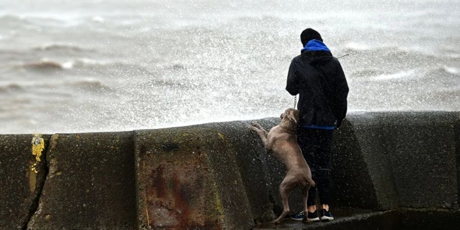 Sturm an der Nordsee 2020