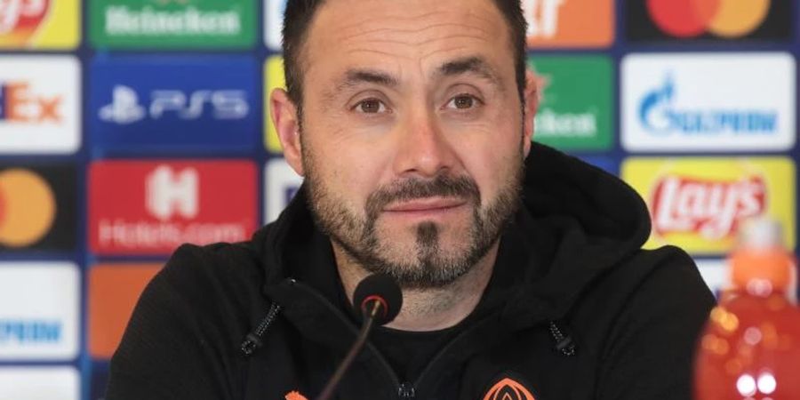 Roberto De Zerbi ist Trainer von Schachtjor Donezk. Foto: -/Ukrinform/dpa