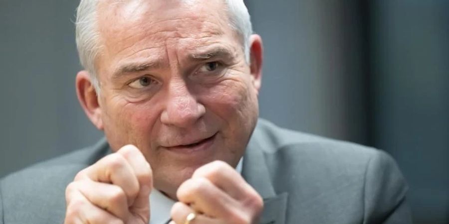 Thomas Strobl (CDU), Innenminister von Baden-Württemberg. Foto: Bernd Weissbrod/dpa/Archivbild