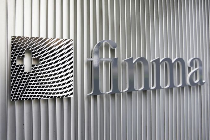 Das Logo der Eidgenössischen Finanzmarktaufsicht Finma. finma