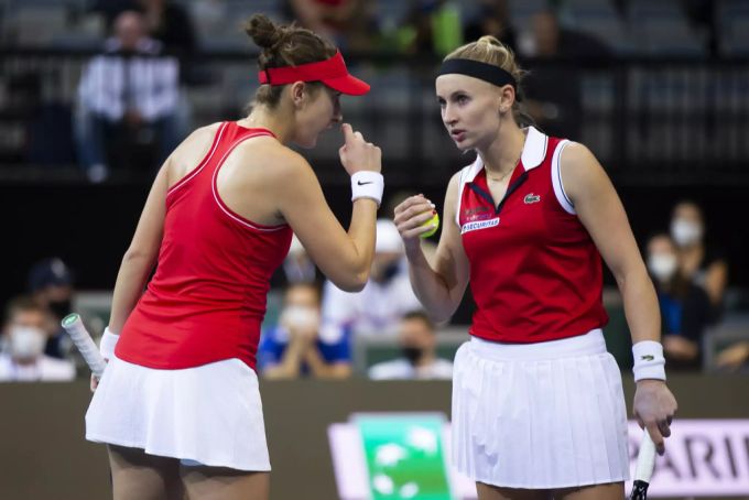 Belinda Bencic und Jil Teichmann im Gespräch. Belinda Bencic