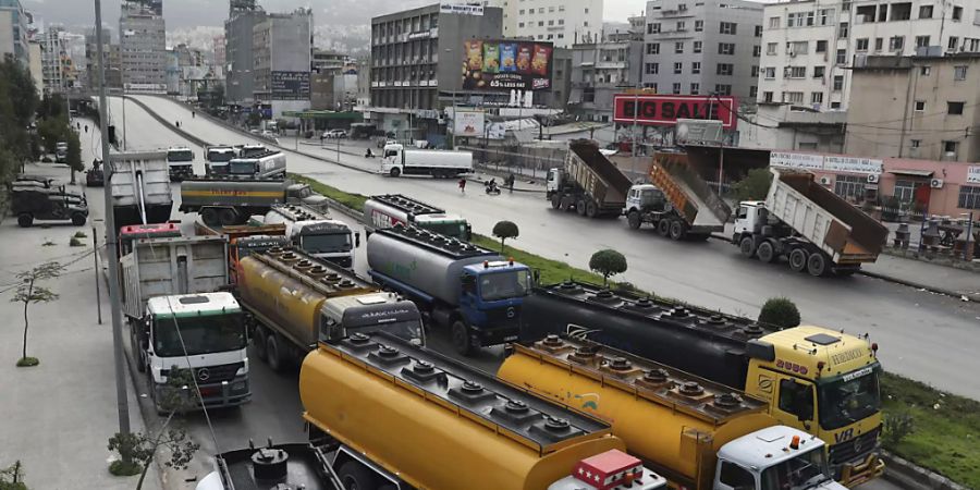 Streik der Lkw-Fahrer