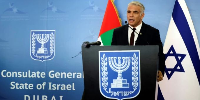 Israels Aussenminister Jair Lapid. Jair Lapid