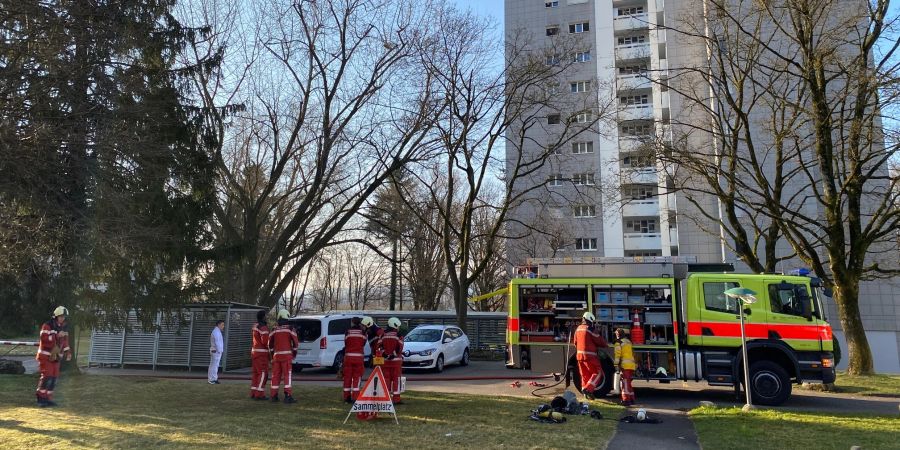 Wohnungsbrand in Opfikon