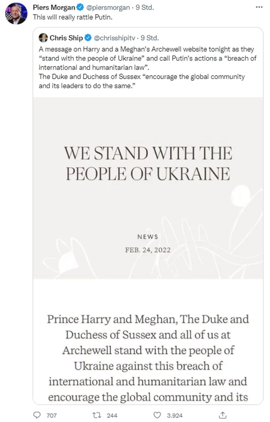 Ukraine Meghan Harry