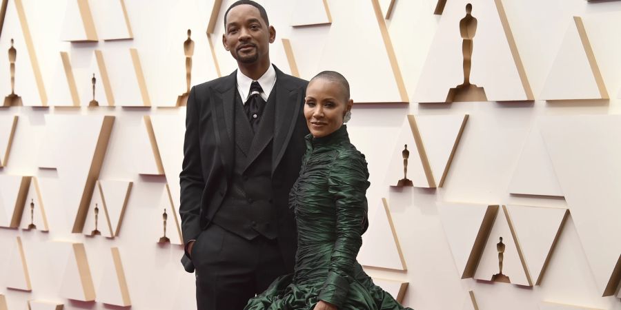 Will Smith und Jada Pinkett Smith bei den Oscars.