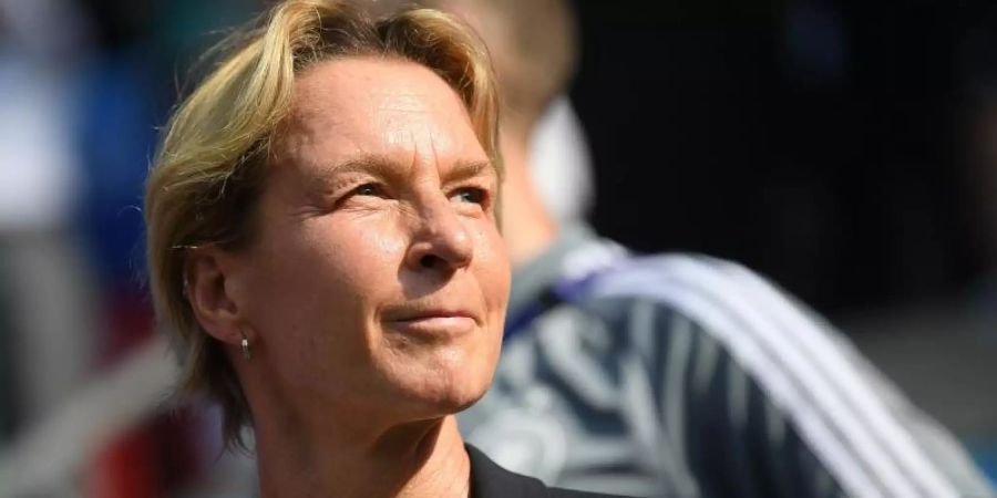 Wünscht sich mehr Respekt für den Frauen-Fussball: Bundestrainierin Martina Voss-Tecklenburg. Foto: Sebastian Gollnow/dpa