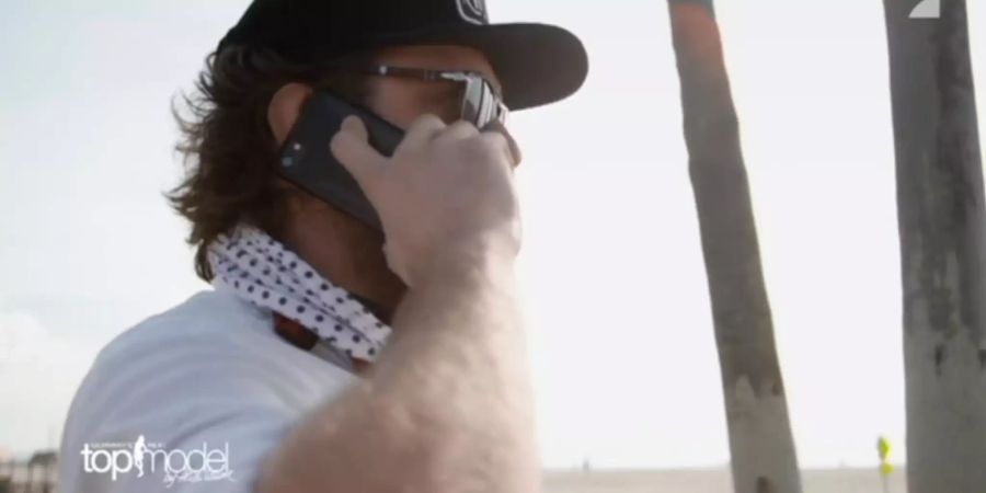 Christian Anwander bekommt die schlechte Nachricht bei GNTM.