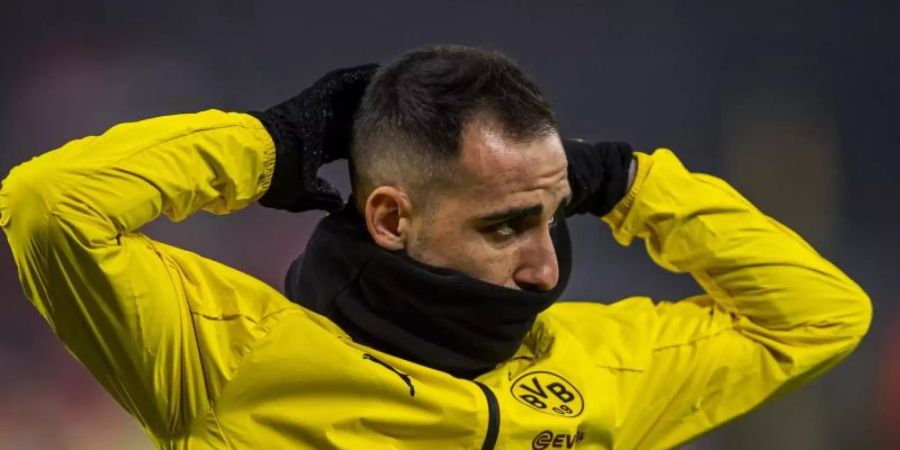 Wechselt vom BVB zum FC Villarreal: Dortmunds Paco Alcácer. Foto: David Inderlied/dpa