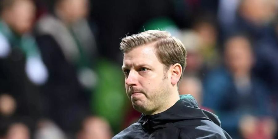 Schläft immer noch gut: Werder-Coach Florian Kohfeldt. Foto: Carmen Jaspersen/dpa