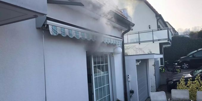 Beim Brand entstand erheblicher Sachschaden. Brand
