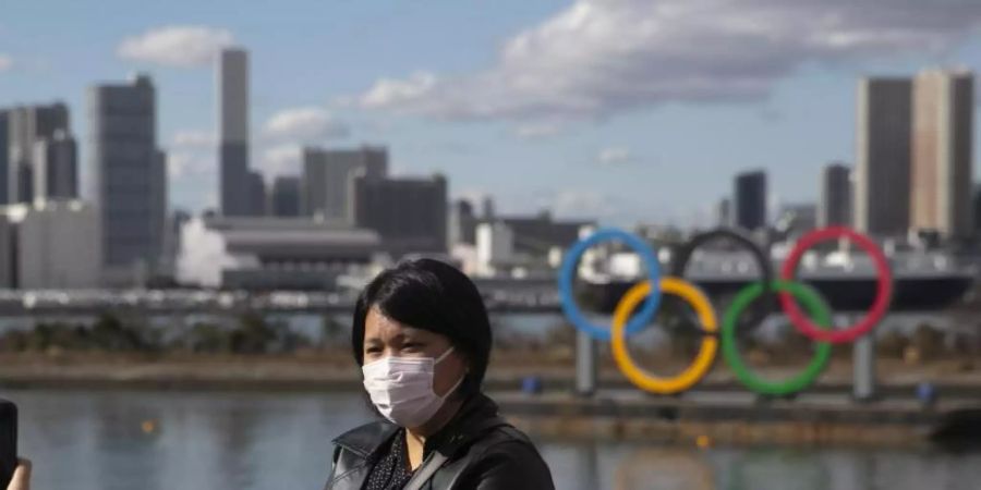 Japan will ungeachtet der Ausbreitung des neuartigen Coronavirus wie geplant die Olympischen Spielen im Sommer austragen. Foto: Jae C. Hong/AP/dpa