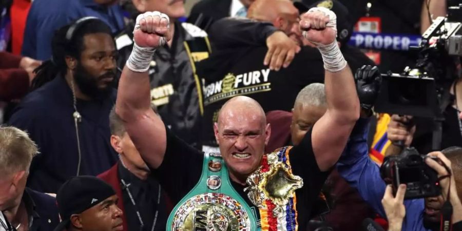 Tyson Fury hatte im WM-Kampf in Las Vegas Deontay Wilder besiegt. Foto: Bradley Collyer/PA Wire/dpa